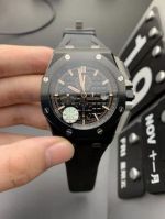 Copy AP Royal Oak Offshore Limited Edition Black Watch w/ SWISS ETA VALJOUX 7750